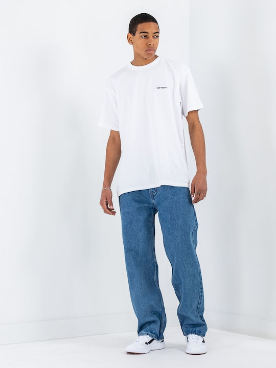 Herren Jeanshosen Skateboarding Skate Gekürztes Loose Baggy Anwendung Deep Groove