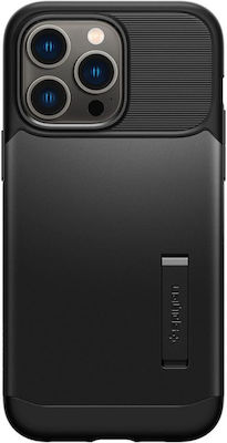 Spigen Slim Armor MagFit Plastic / Silicone Back Cover Durable Black (iPhone 14 Pro Max)