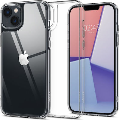 Spigen Quartz Hybrid Umschlag Rückseite Gehärtetes Glas / Silikon Transparent (iPhone 14 Plus) ACS04906