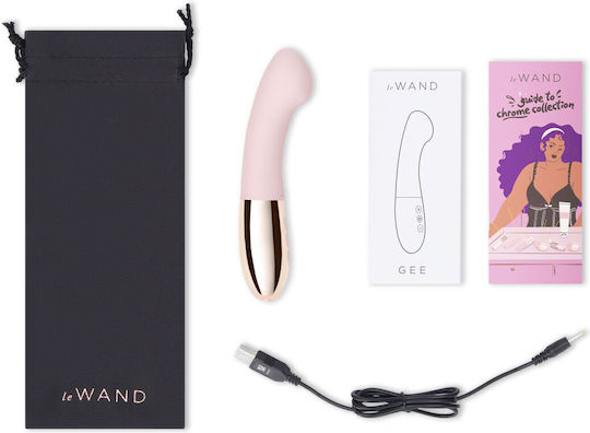 Le Wand Gee Vibrator Mini G-Spot 16.6cm Roz