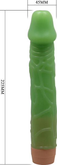 Baile Bill Realistic Vibrator 22.5cm Green