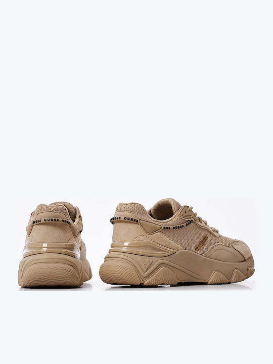 Micola Γυναικεία Chunky Sneakers Μπεζ