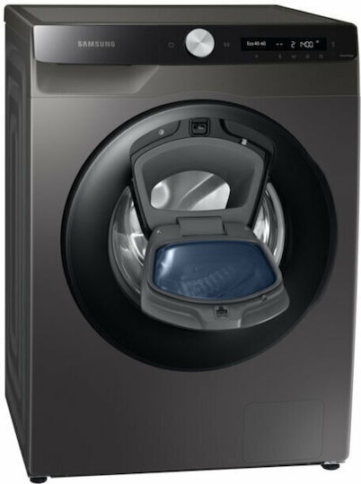 Samsung Mașină de Spălat Rufe 9kg cu Tehnologie cu Abur 1400 Rotiri Ecobubble Negru WW90T554DAX/S7