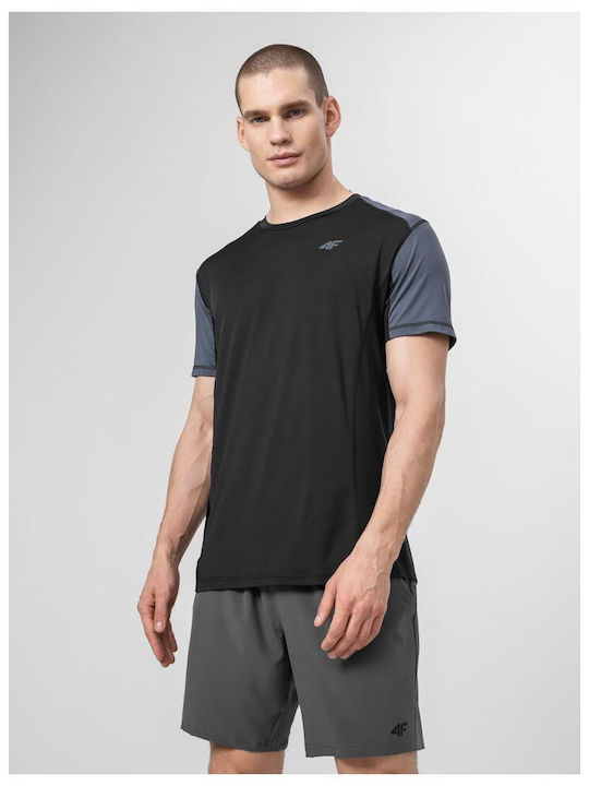 4F Men's Short Sleeve T-shirt Gray