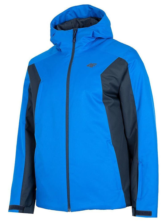 4F Men's Ski & Snowboard Jacket Blue H4Z22-KUMN002-36S