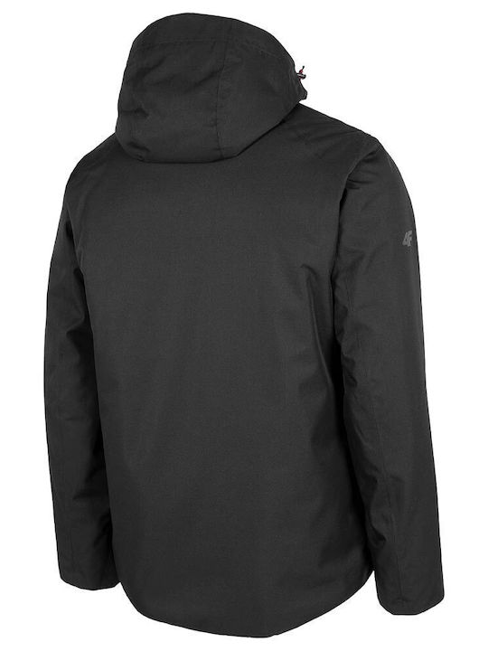 4F Men's Ski & Snowboard Jacket Black H4Z22-KUMN003-20S