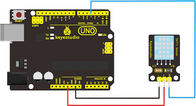 Keyestudio Senzor Temperatură/Humiditate DHT11 KS0034 1buc