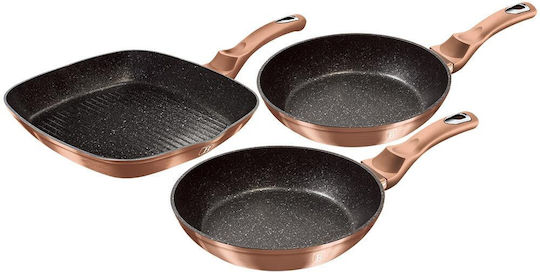 Berlinger Haus Metallic Line Σετ Τηγάνια από Αλουμίνιο 3τμχ Berlinger Haus Metallic Line Σετ Τηγάνια από Αλουμίνιο 3τμχ