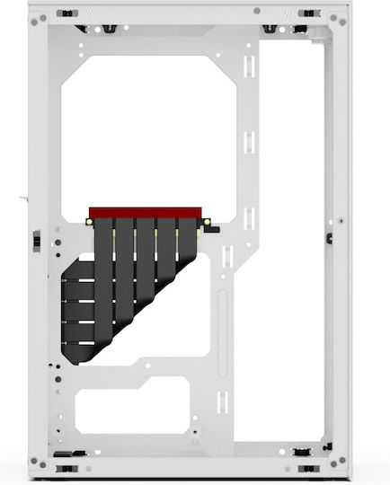 Ssupd Meshlicious Full Mesh Mini Tower Κουτί Υπολογιστή Λευκό