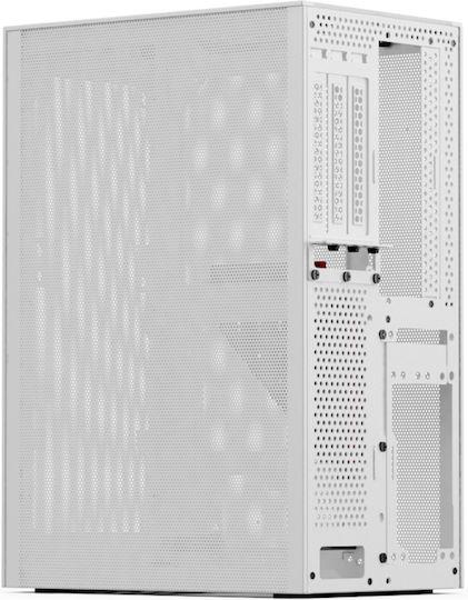 Ssupd Meshlicious Full Mesh Mini Tower Κουτί Υπολογιστή Λευκό