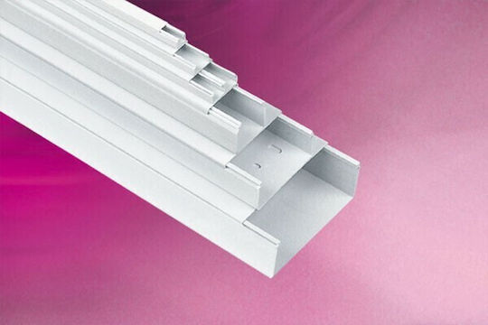 Viokar Canal de Cablu din Plastic 120x60mm Alb 2m