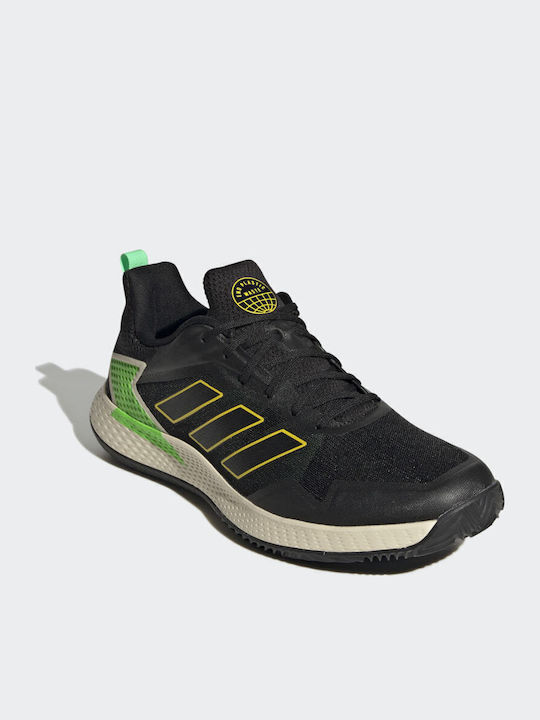 adidas Defiant Speed Ανδρικά Παπούτσια Τένις για Χωμάτινα Γήπεδα Core Black / Beam Yellow