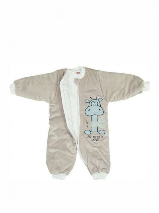 Tender Winter Schlafsack mit Füßen Giraffe 2.5 Tog Grey