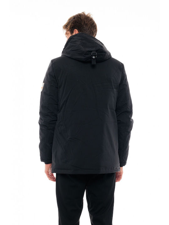 Splendid Men's Winter Parka Jacket Black