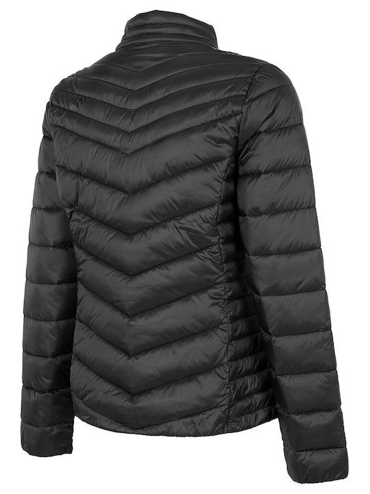Scurtă Jachetă de femei Puffer Negru