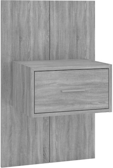 vidaXL Wooden Bed Headboard Gray Sonoma 160x80cm