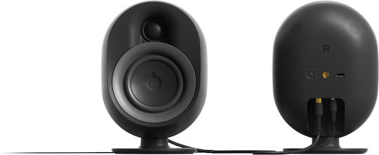 SteelSeries Arena 9 Ασύρματα Ηχεία Υπολογιστή 2.0 με RGB Φωτισμό και Bluetooth Μαύρα