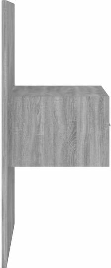 vidaXL Wooden Bed Headboard Gray Sonoma 200x80cm