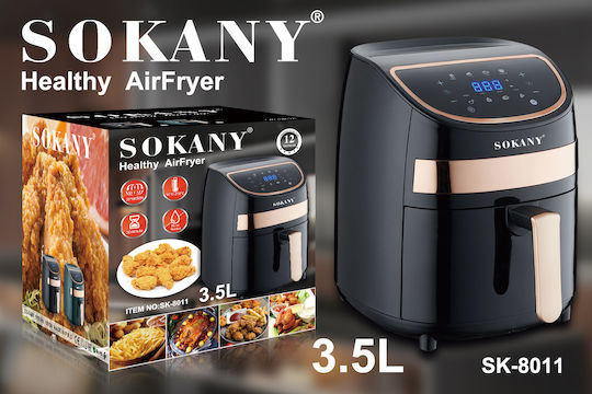 Sokany Air Fryer 3.5lt Μαύρο SK-8011