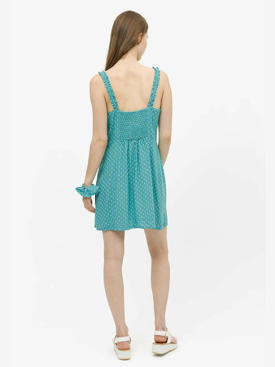 Tiffosi Summer Mini Dress Turquoise