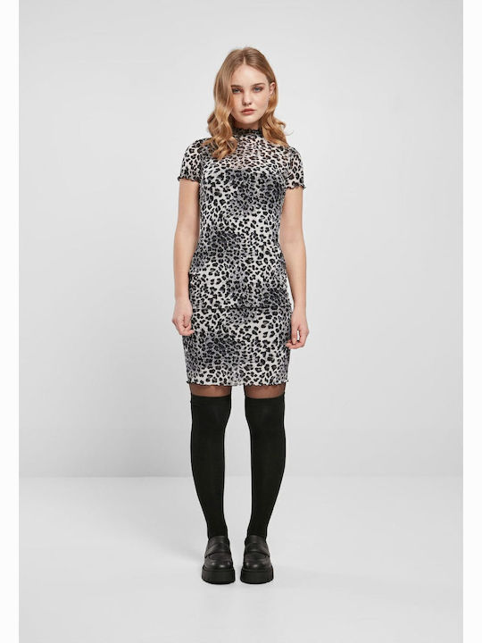 Summer Mini Dress Snow Leo