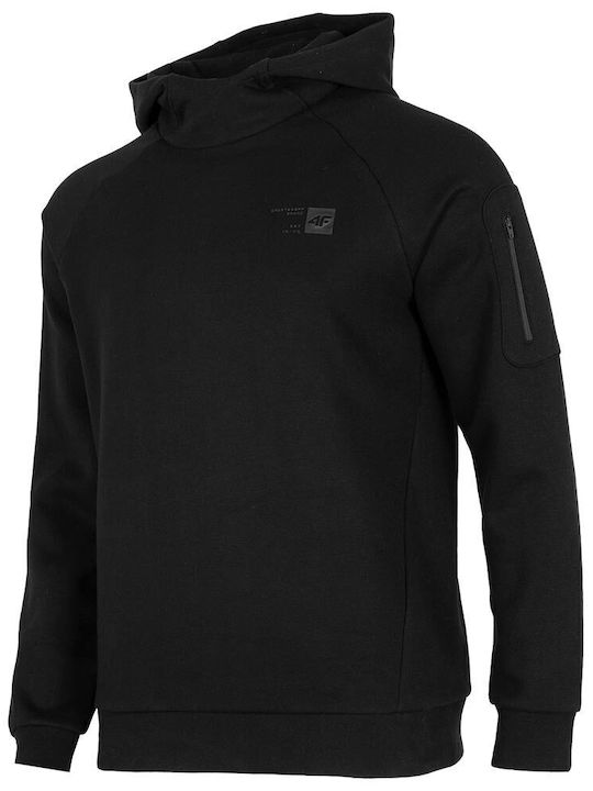 Sweatshirt mit Kapuze Schwarz