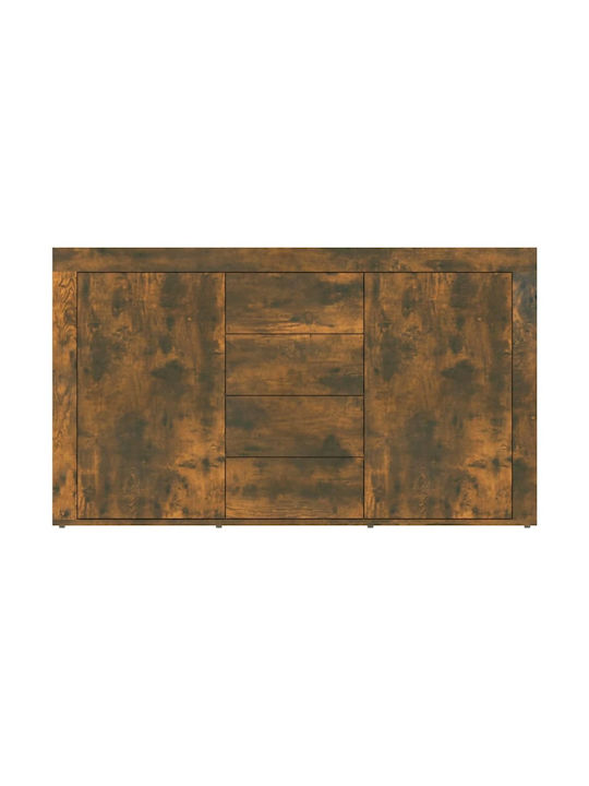 Bufet cu Sertare Stejar afumat 120x36x69cm