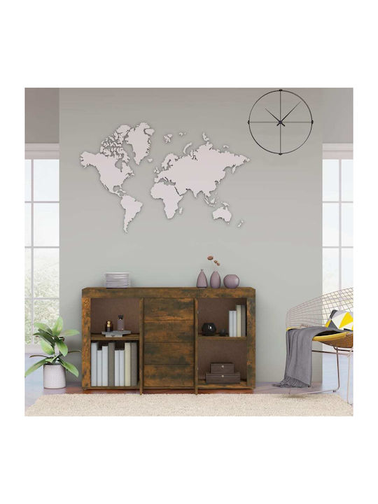 Bufet cu Sertare Stejar afumat 120x36x69cm