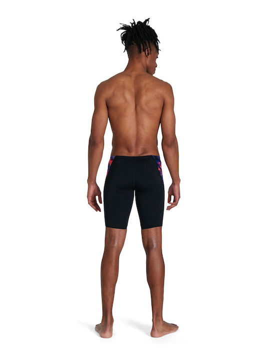 Speedo Мъжки Състезателен Заглушител Бански За Плуване Черен