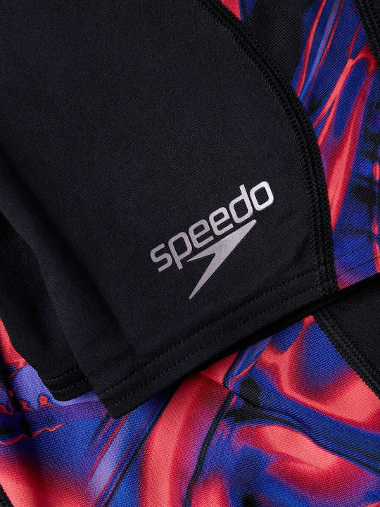 Speedo Мъжки Състезателен Заглушител Бански За Плуване Черен