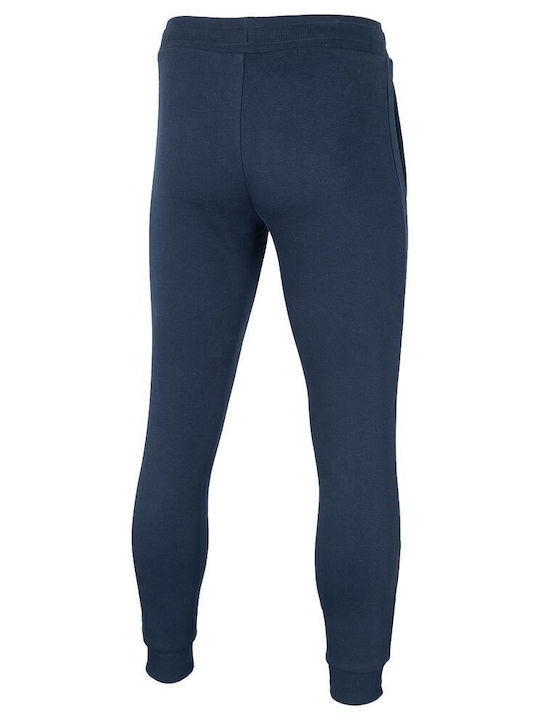 Football Sweatpants with Elastic Blue