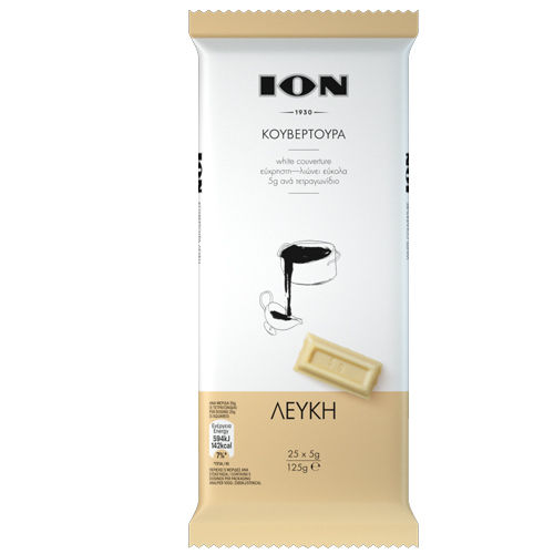 ION Cooking Chocolate White 125gr