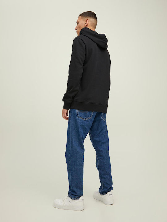 Jack & Jones Men's Sweatshirt with Hood Black