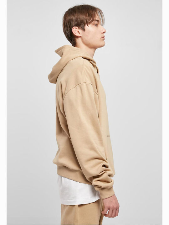 Φούτερ με Κουκούλα Union Beige