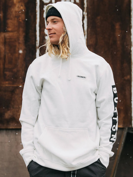 Vault Sweatshirt with Hood White