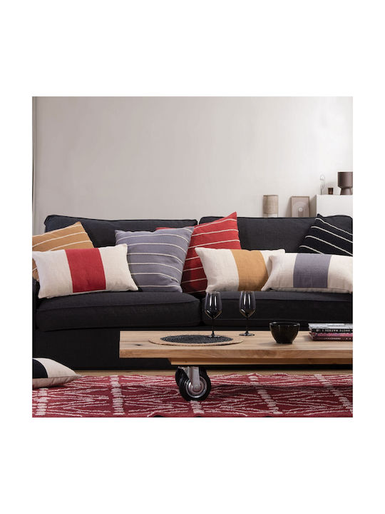 Nef-Nef Homeware Μαξιλάρι Καναπέ Livier από 100% Βαμβάκι Carry 35x55εκ.