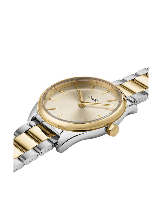 Cluse Feroce Mini Women's Watch with Metal Bracelet