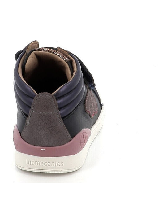 Kids Sneakers High Anatomic with Scratch Blue