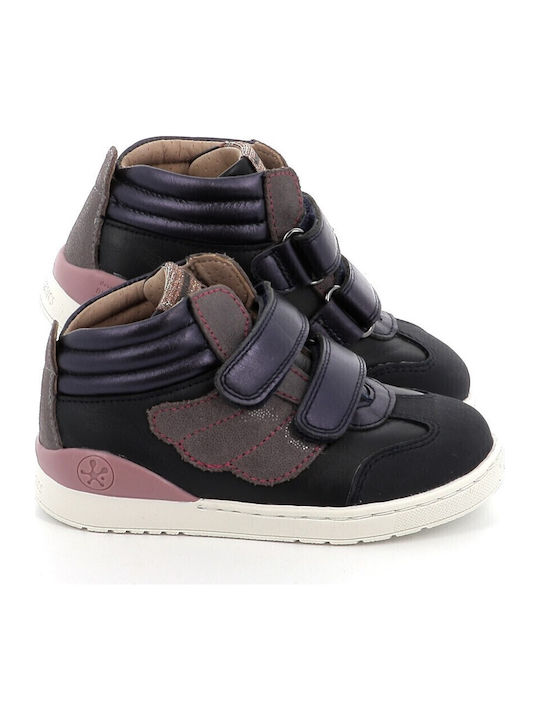 Kids Sneakers High Anatomic with Scratch Blue