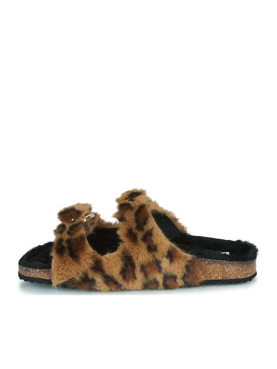 Brionia Women's Flat Sandals in Black Color