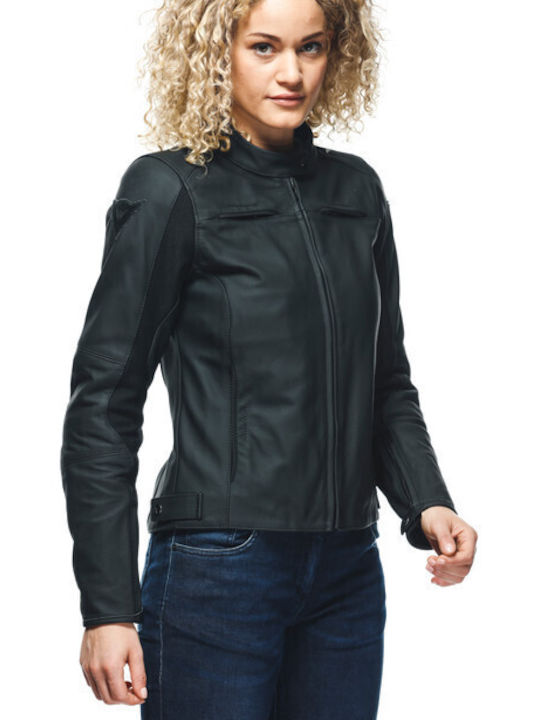 Dainese Razon 2 Дамско Мотоциклетно яке Кожено Черно