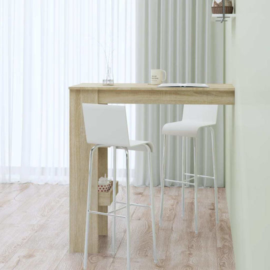 Table Bar Wooden Sonoma Oak 102x45x103.5cm