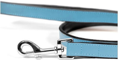 Gloriapets Dog Leash/Lead Leather Padded Soft in Light Blue color 1m x 1.8cm S6103196