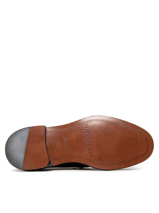 Artenova Men's Leather Moccasins Black U15BFD 00043 C9999