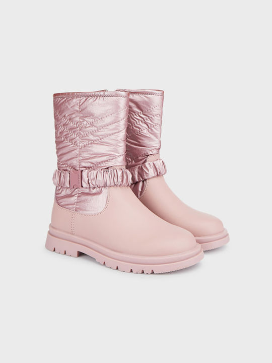 Mayoral Kids Boots with Zipper Pink