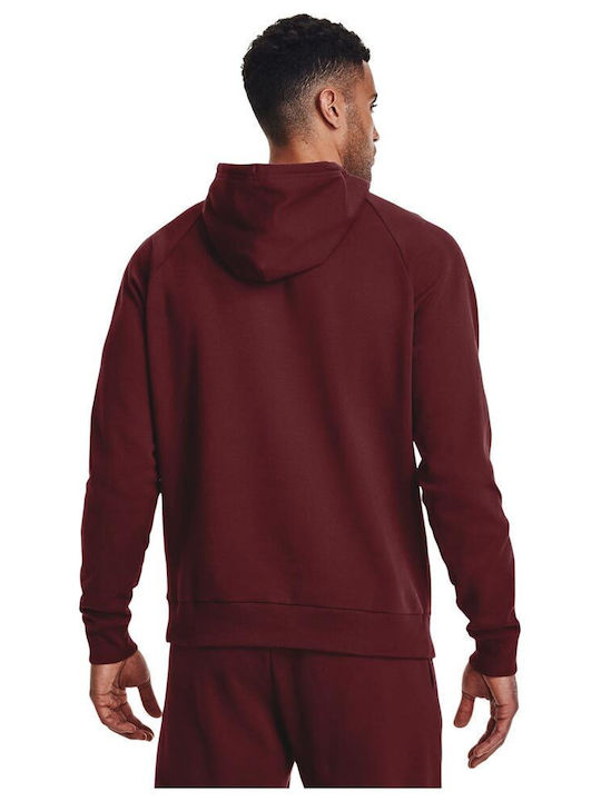 Rival Sweatshirt with Hood Burgundy