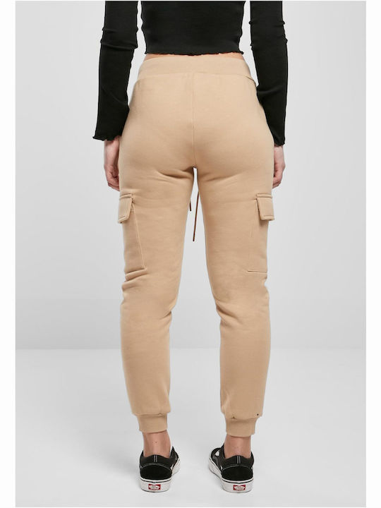 Urban Classics Damen-Sweatpants Jogger Union Beige