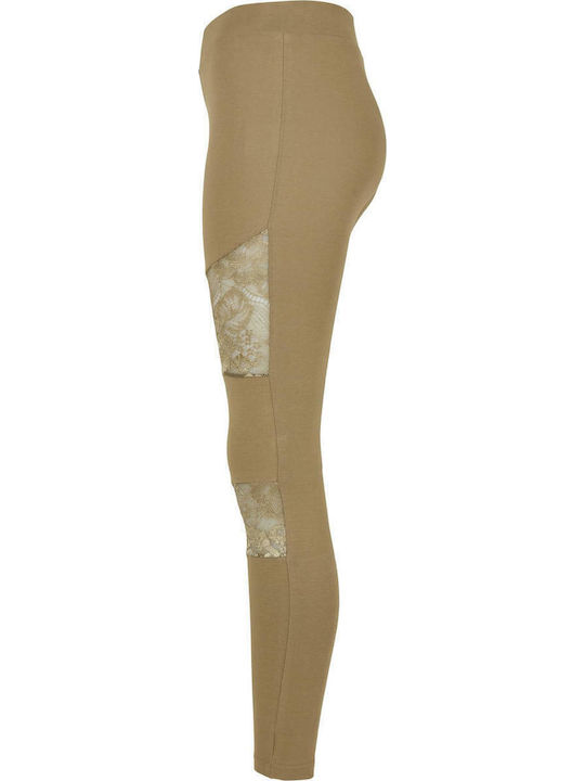 Women's Long Legging High Waisted Khaki