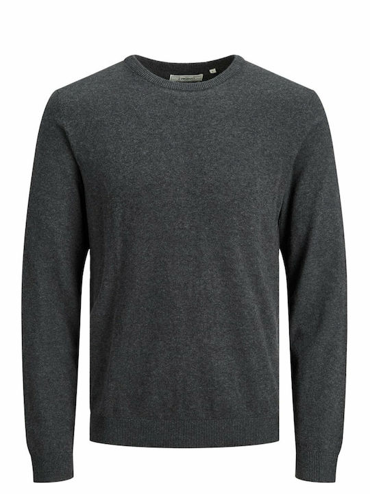 Πουλόβερ Μακρυμάνικο Dark Grey Melange