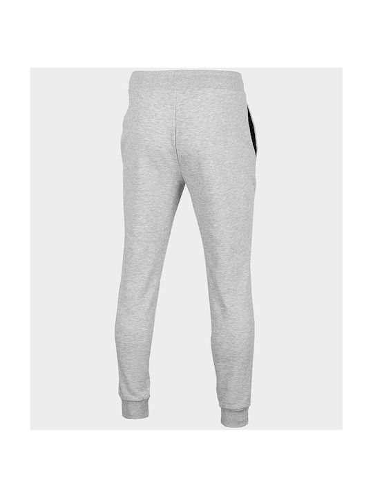 4F Men's Sweatpants with Rubber Gray